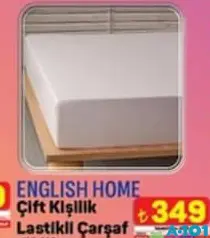 ENGLİSH HOME ÇİFT KİŞİLİK LASTİKLİ ÇARŞAF